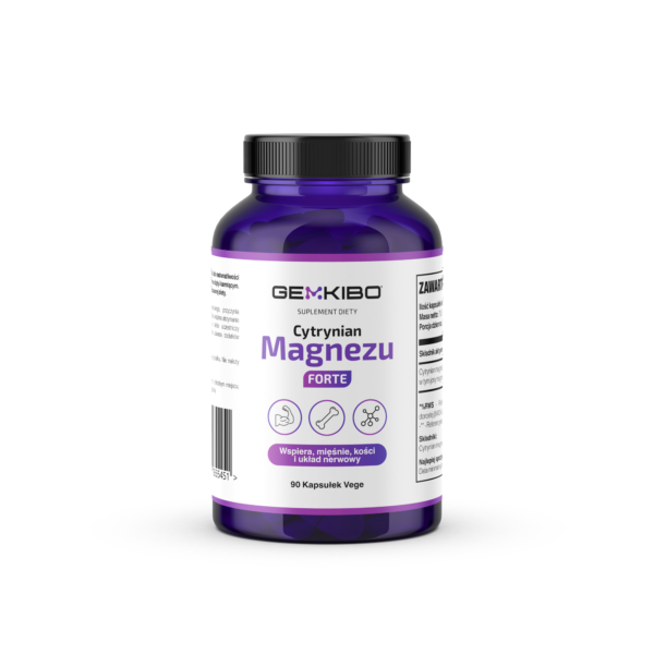 Suplement Diety - Cytrynian Magnezu + Witamina B6 Forte