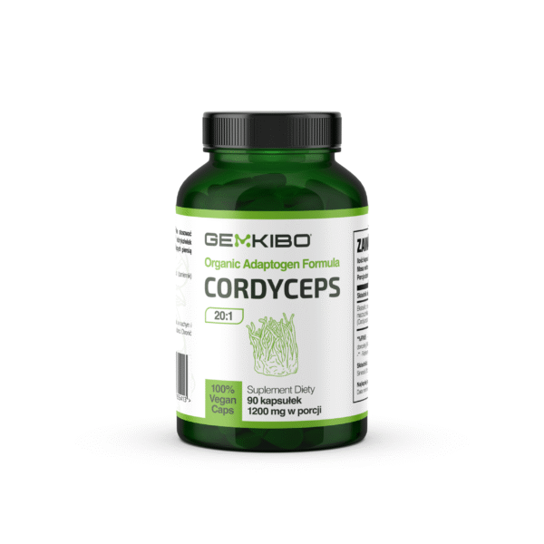 Cordyceps 20:1 Organic Adaptogen Formula - 90 kapsułek