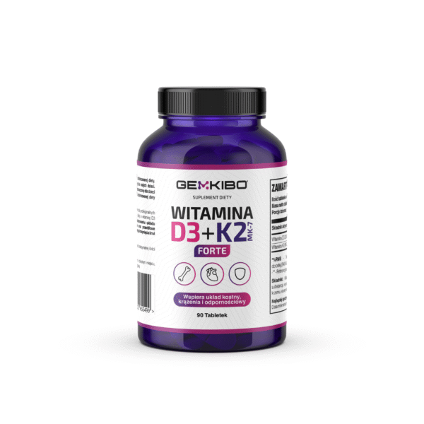 GEMKIBO - Witamina D3 + K2 MK-7 Forte
